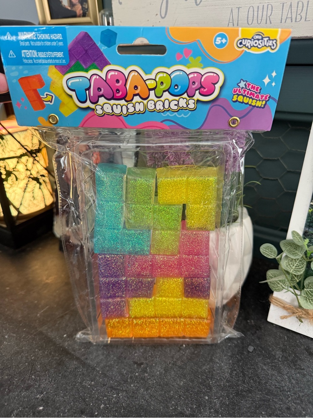 Taba-Pops Squish Bricks - Multicolor Glitter
